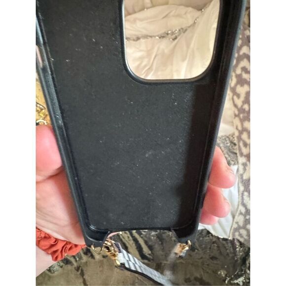 Bandolier white snakeskin donna iPhone 12 Pro Max  crossbody case/belt/strap - Picture 4 of 4